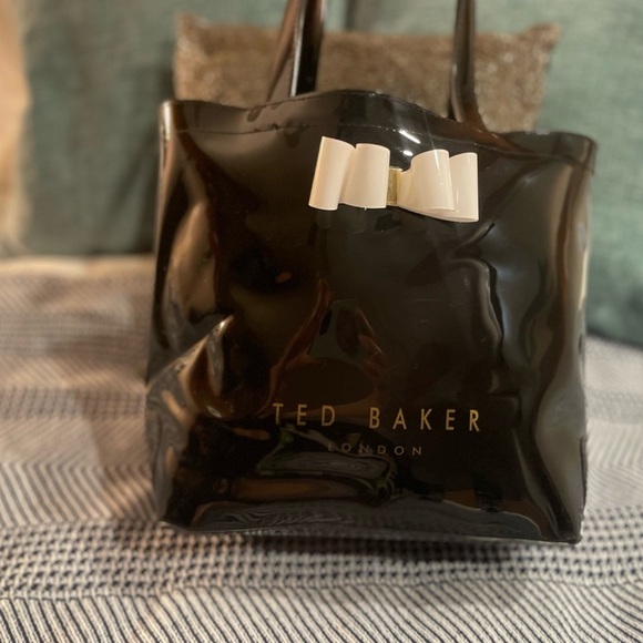 Ted Baker London Black Hanacon Icon Mini Shopper Tote Bag - Picture 1 of 11